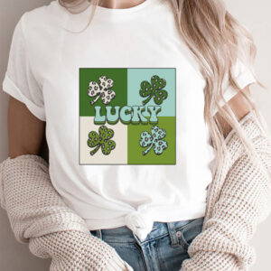 Lucky Clover Knit Short Sleeve Shirt