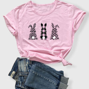 Women's Spring-Summer Slight Elasticity Knit T-shirt