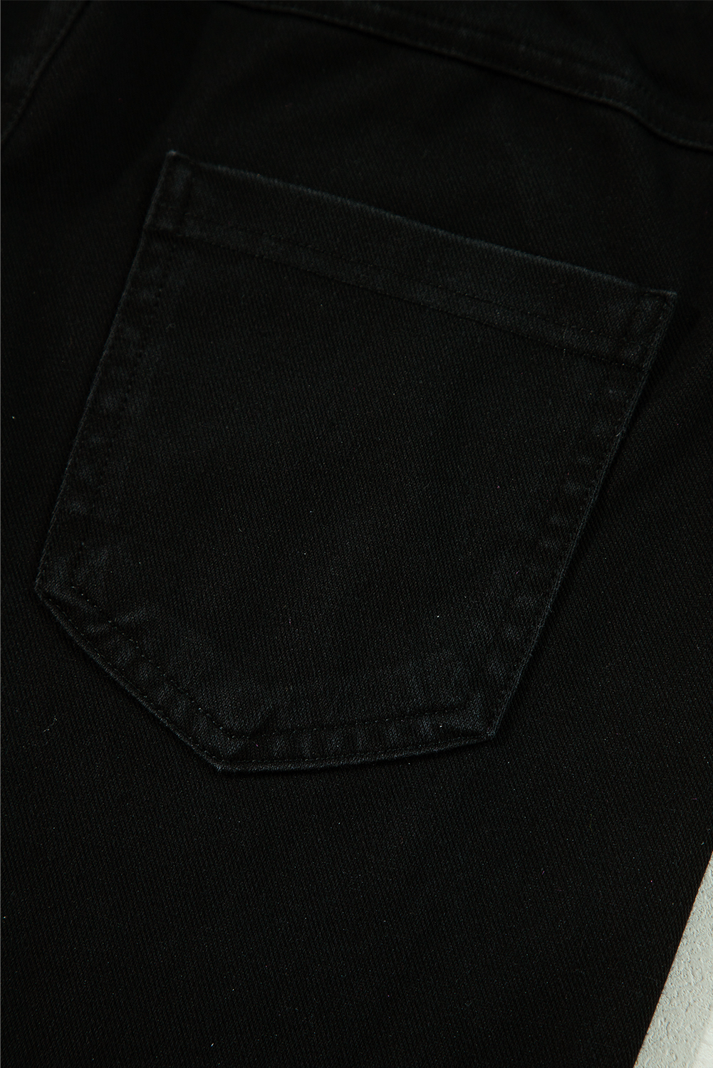 Black Solid Color High Waist Stretchy Slim Fit Jeggings - Image 7