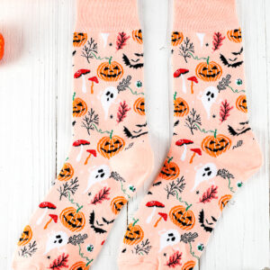 Delicacy Spooky Season Halloween Element Print Socks