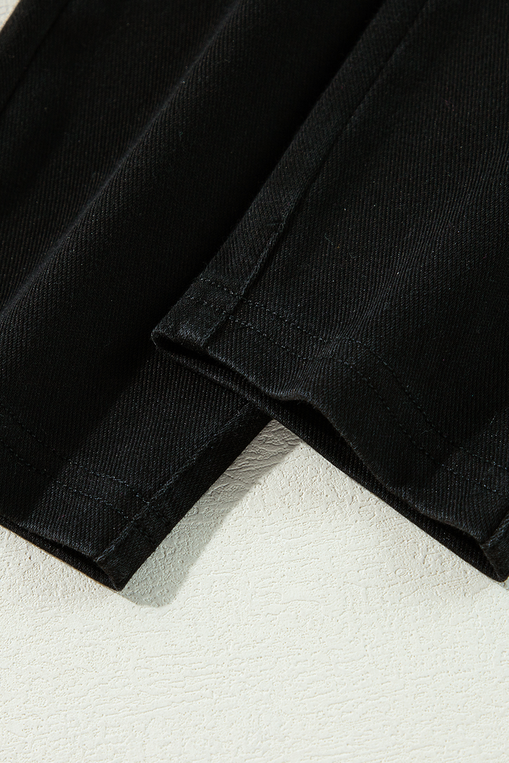 Black Solid Color High Waist Stretchy Slim Fit Jeggings - Image 8