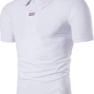 Classic Men's Solid Short Sleeve Polo Shirt