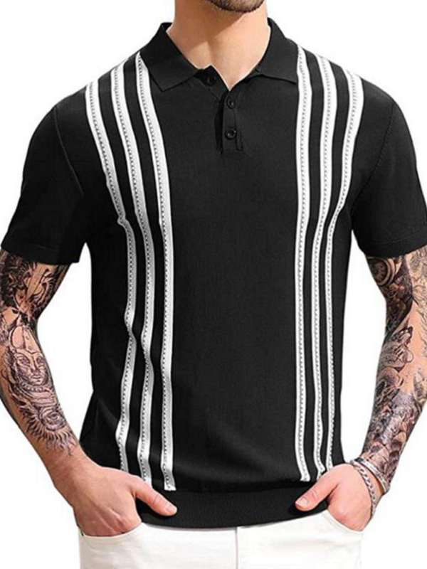 Men's Self Design Business Polo Shirt - Image 5