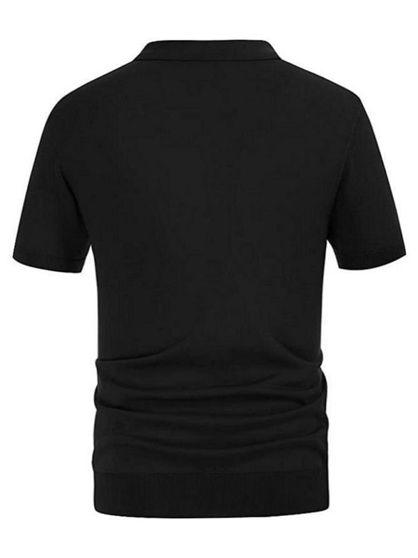 Men's Self Design Business Polo Shirt - Image 2
