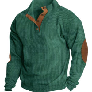 Men's Casual Outdoor Jacket Casual Stand Collar Long Sleeve Sweatshirt