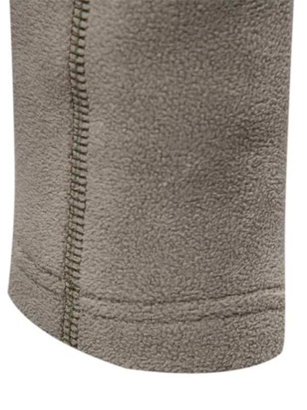 New men's polar fleece sweatshirt stand collar half zipper long sleeve sweatshirt - Image 5