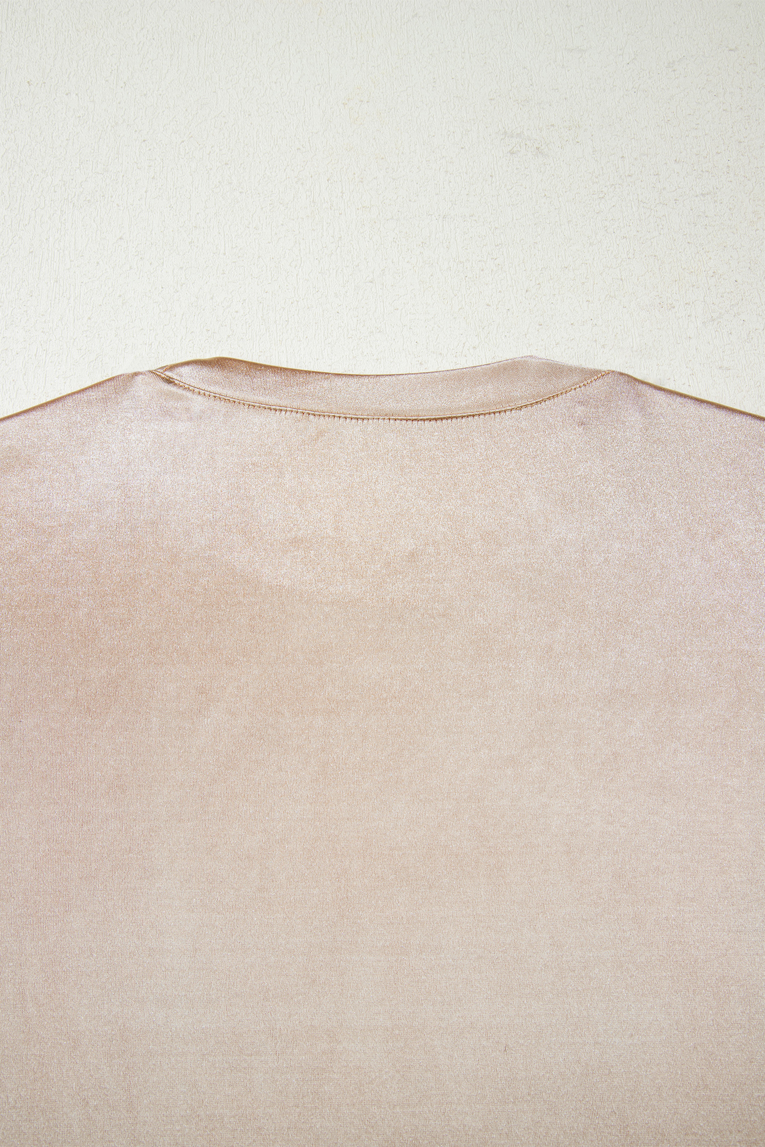 Gold Round Neck Metallic Tank Top - Image 8